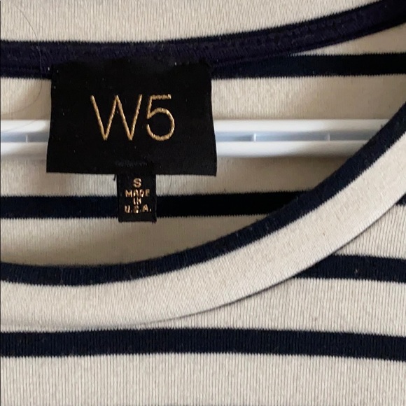 Striped cotton/spandex top - Picture 2 of 3